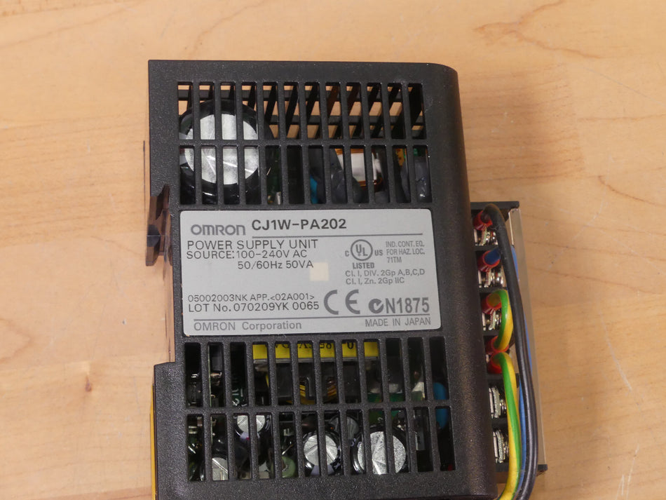 OMRON CJW-PA202 Power Supply Unit