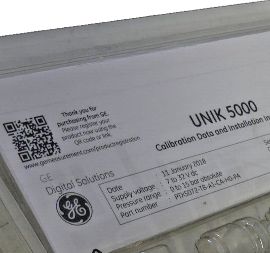 GE General Eletric UNIK 5000 PTX 5072-TB-A1-CA-H0-PA  Drucktransmitter