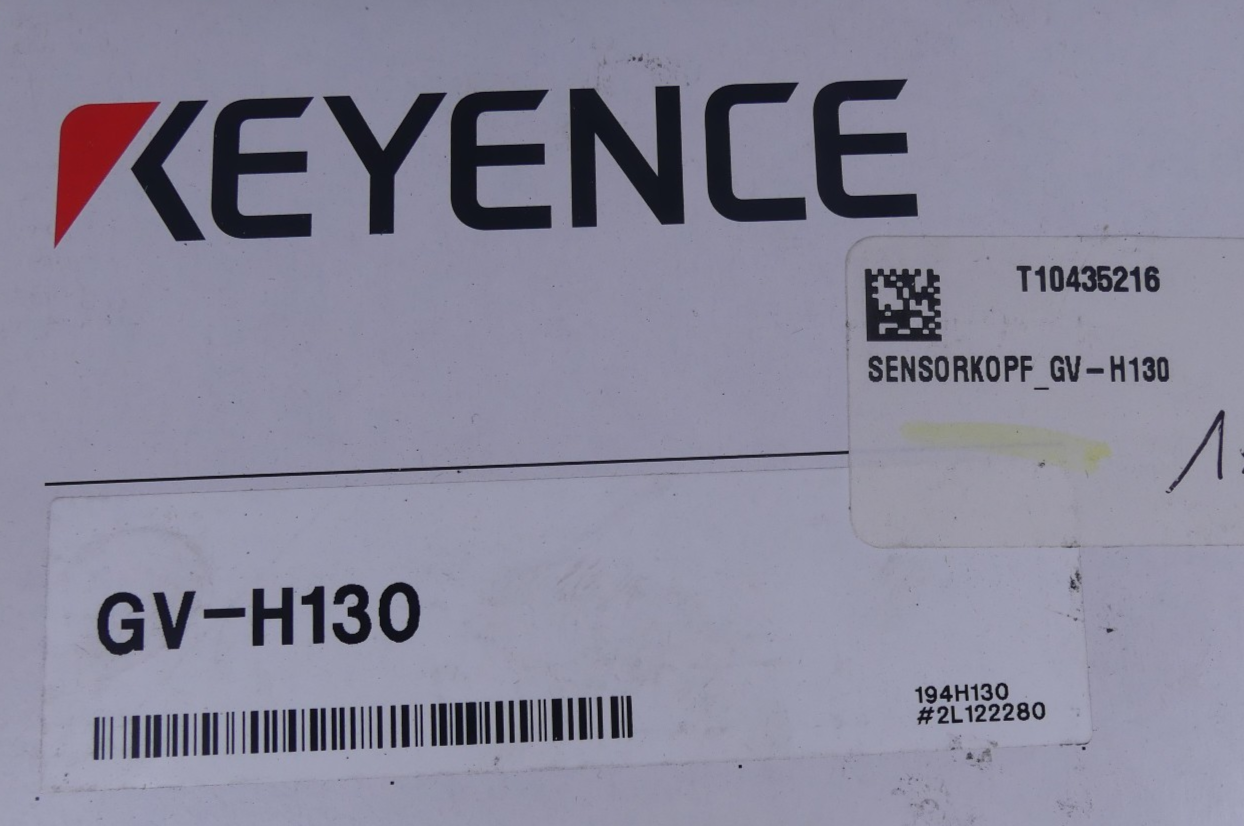 KEYENCE  Sensorkopf GV-H130