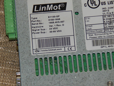    LinMot   E1100-GP / Servo  Kontroller used