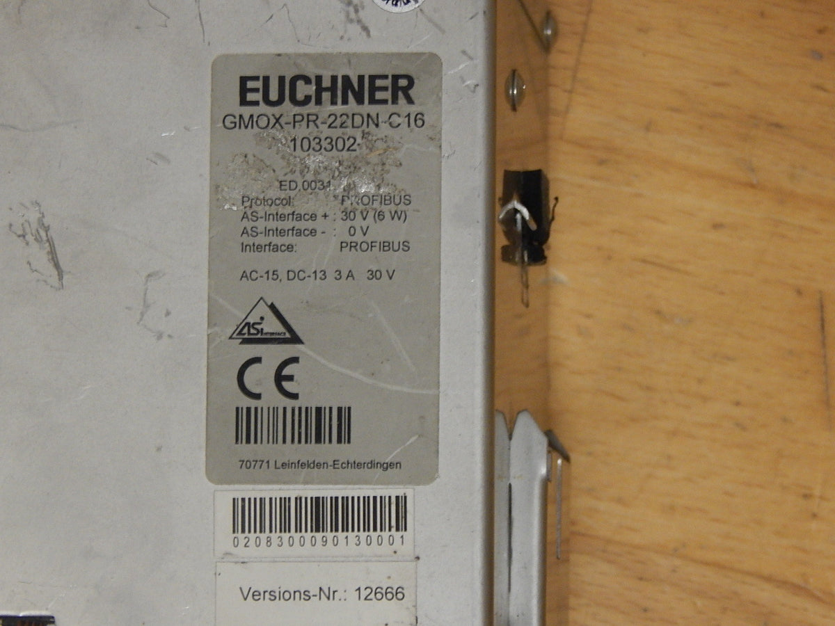 EUCHNER Safty- Monitor GMOX-PR-22DN-C16    103302