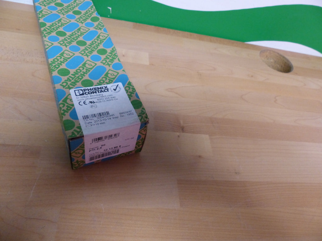 50x PHOENIX CONTACT 3213968  Installationsschutzleiterklemme PTI  2,5   PTI2,5