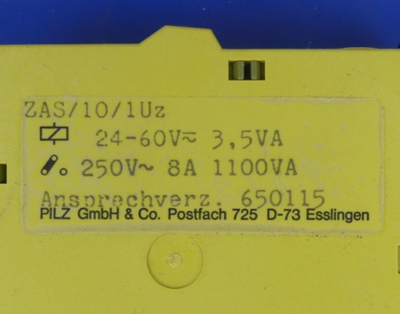 PILZ ZAS/10/1Uz 650115