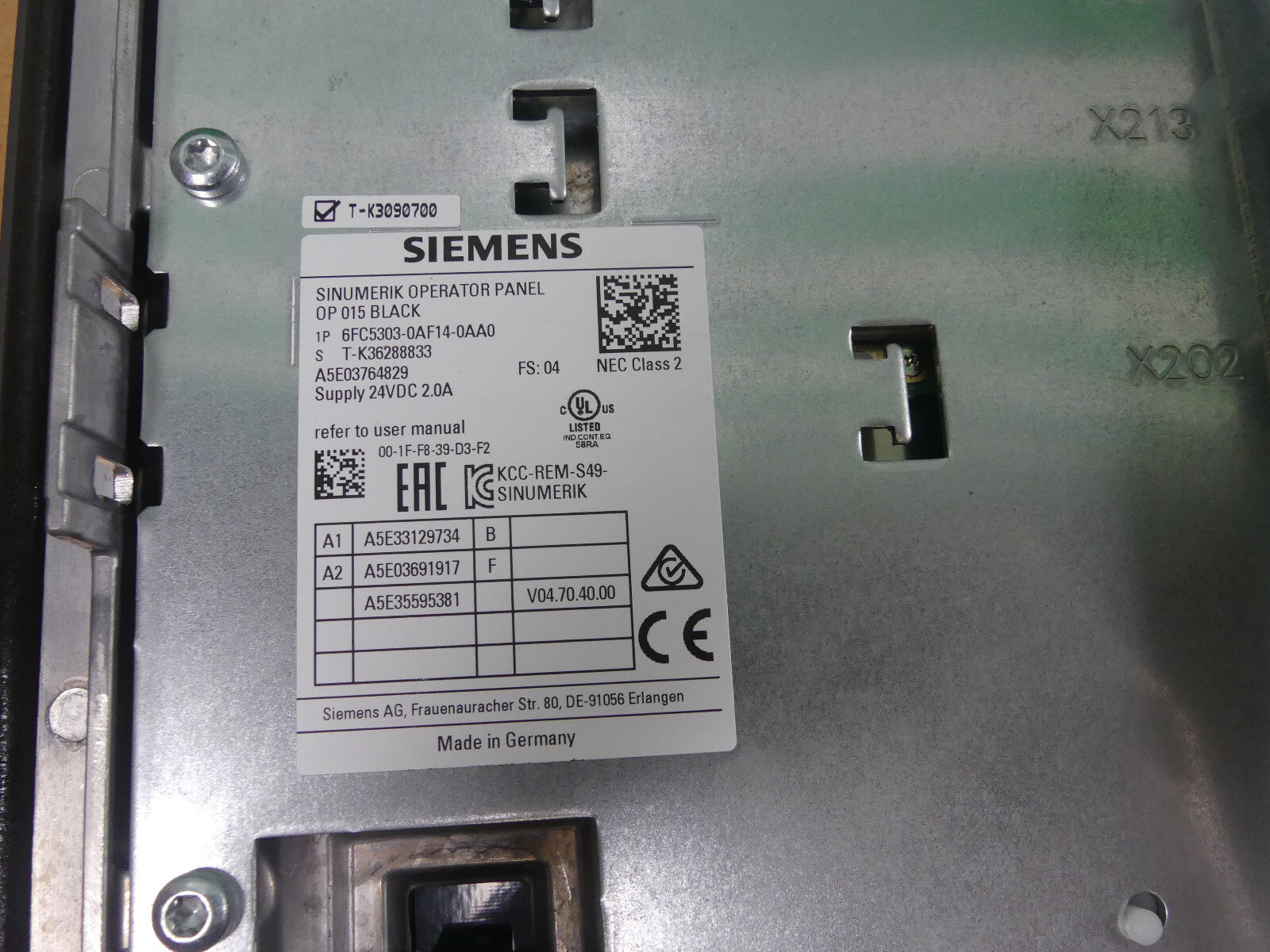 Siemens 6FC5303-0AF14-0AA0