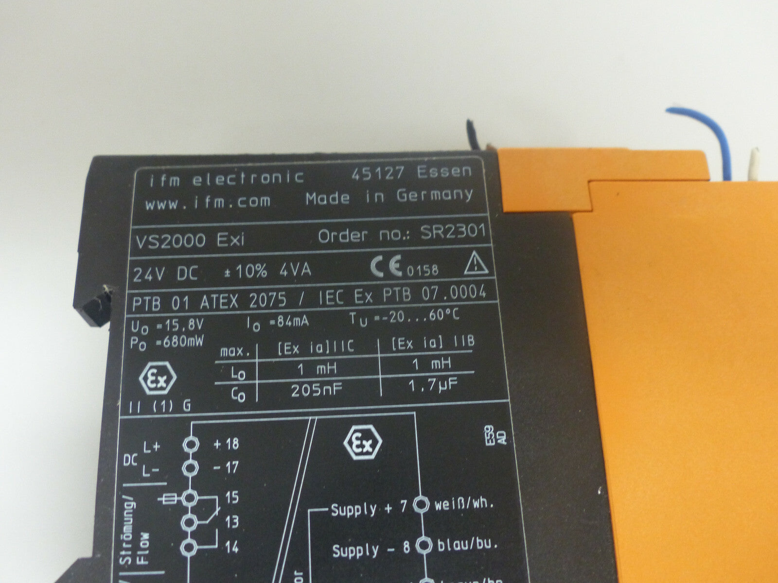 ifm VS2000 Exi SR2301