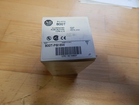 Allen Bradley CAT 800T-PB16W  Push Button Neu