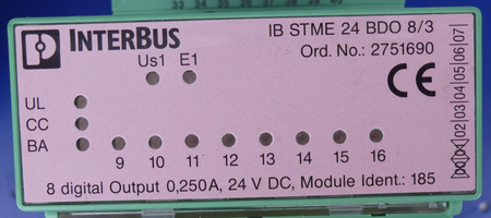 Phoenix Contact Interbus IB STME 24 BDO 8/3