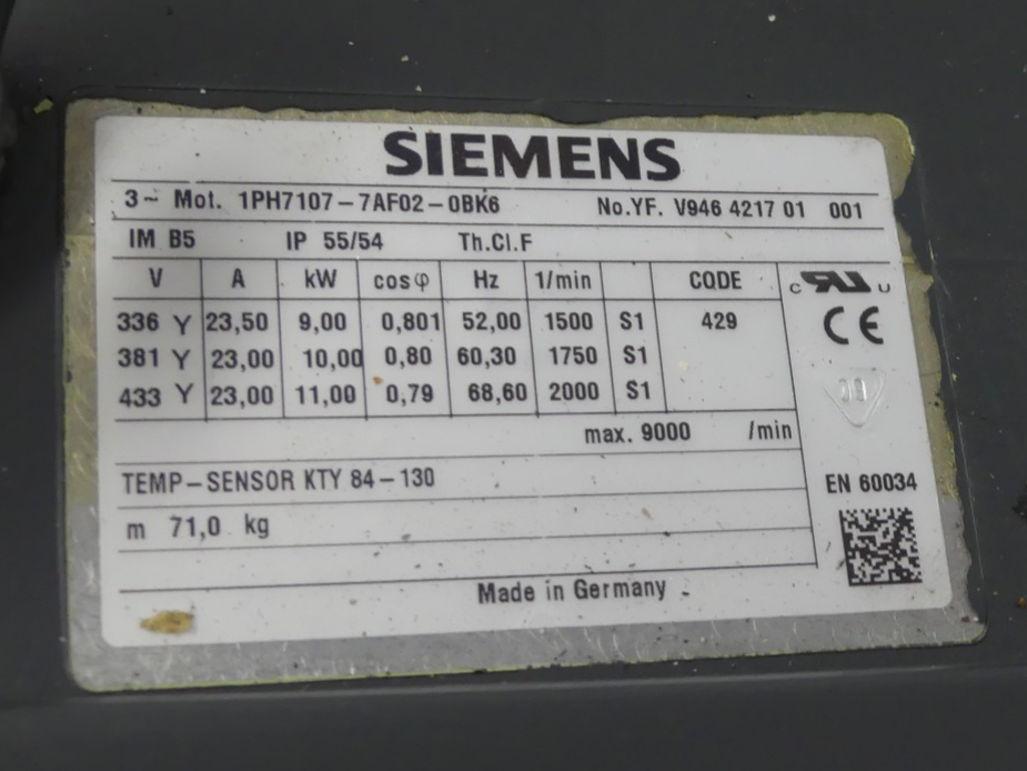 SIEMENS 1PH7107-7AF02-0BK6 Neuer, unbenutzter s.Bilder