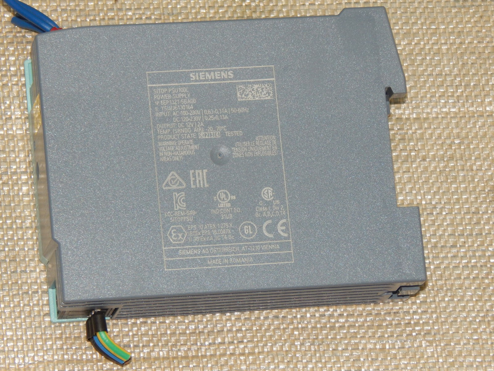  Siemens SITOP PSU100C  6EP1321-5BA00  Hutschienen-Netzteil