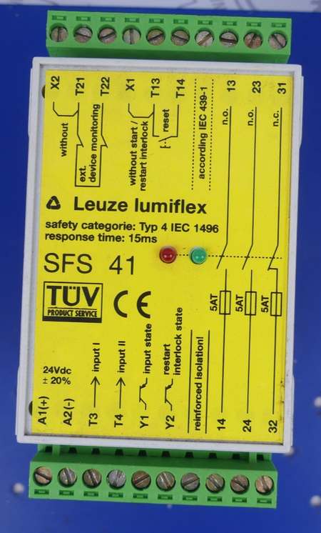 Leuze Lumiflex 4IEC 1496-1 Sicherheitschaltgerät