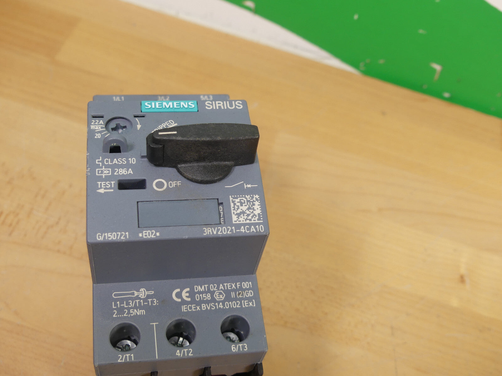 Siemens 3RV2021-4CA10