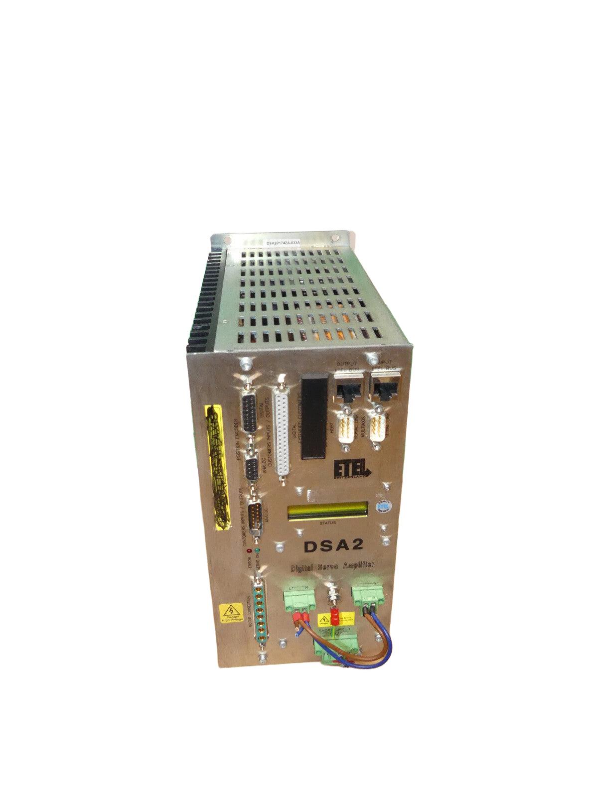 ETEL DSA2 Digital Servo Amplifier Verstärker DSA2P174ZA- 033