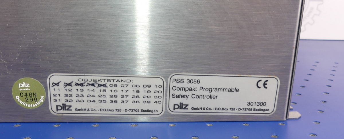 Pilz PSS 3056 COMPAKT PROGRAMMABLE SAFETY CONTROLLER PSS3056 301300