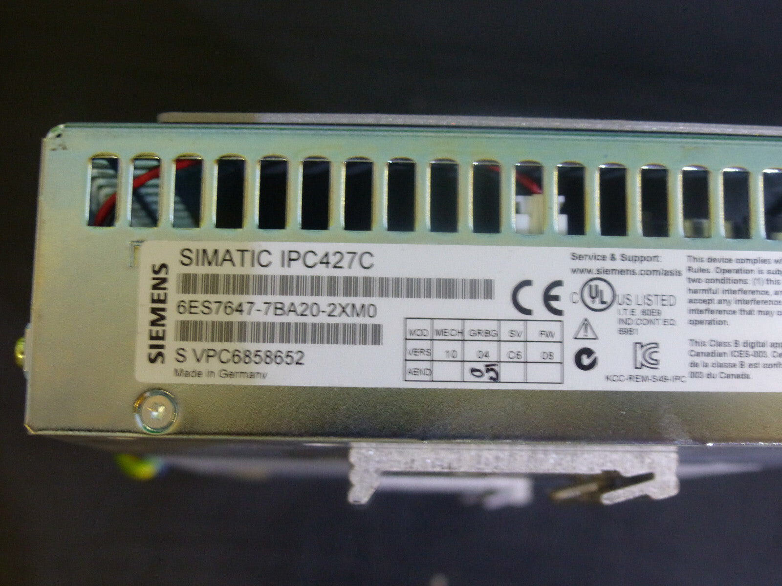 Siemens 6ES7 7647-7BA20-2XM0