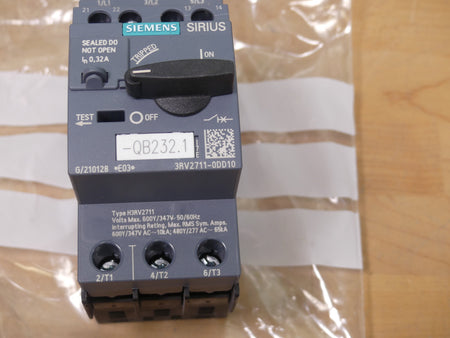 Siemens Dig.Industr. Leistungsschalter 3RV2711-0DD10