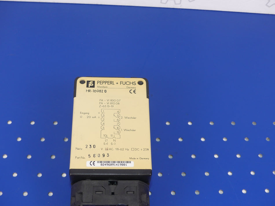 PEPPERL+FUCHS HR-1698  HR-169820