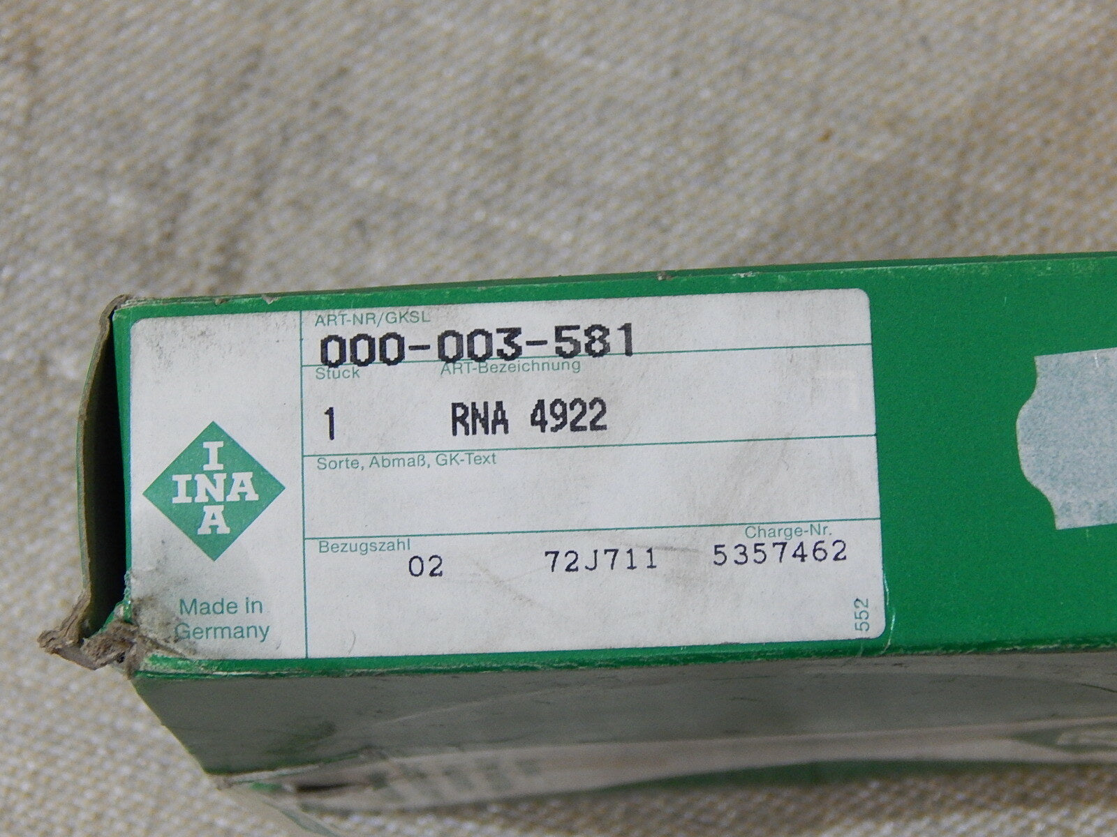INA RNA4922 INA Nadellager  New