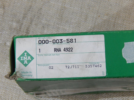 INA RNA4922 INA Nadellager  New