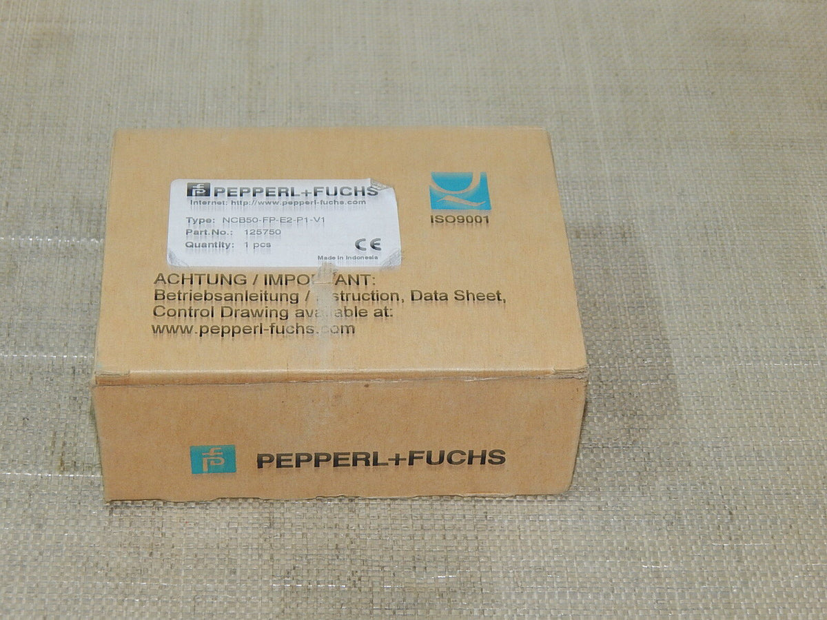 Pepperl+Fuchs NCB50-FP-E2-P1-V1, 10-60VDC  New