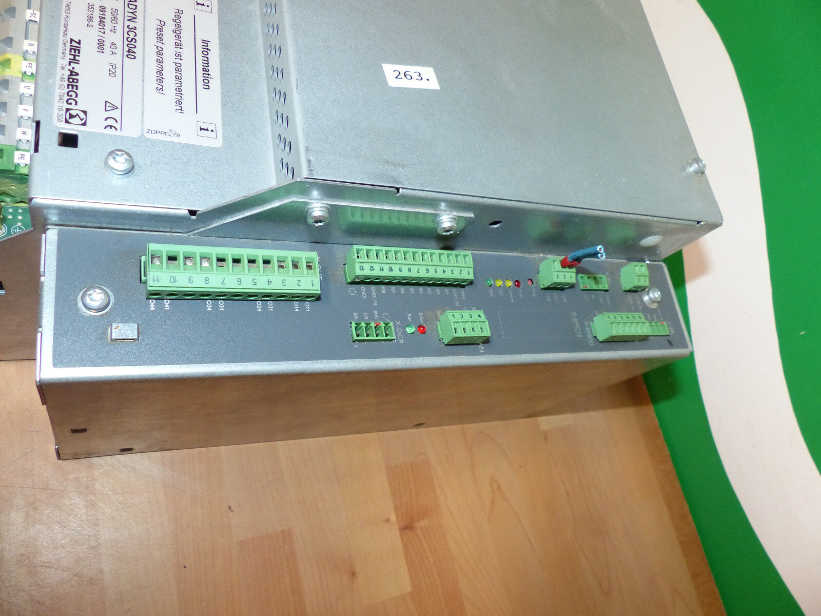 ZIEHL- ABEGG ZETADYN 3CS040 Frequenzumrichter used s.Bilder