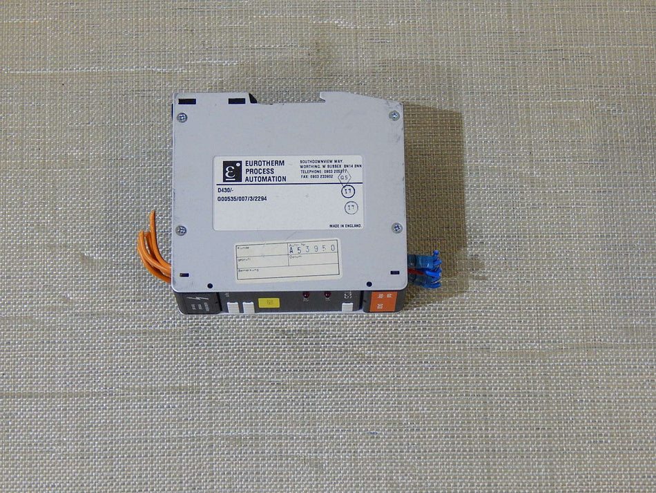 Eurotherm - D430 /- G00535/007/4/2294  Process Automation Dual Relais Used