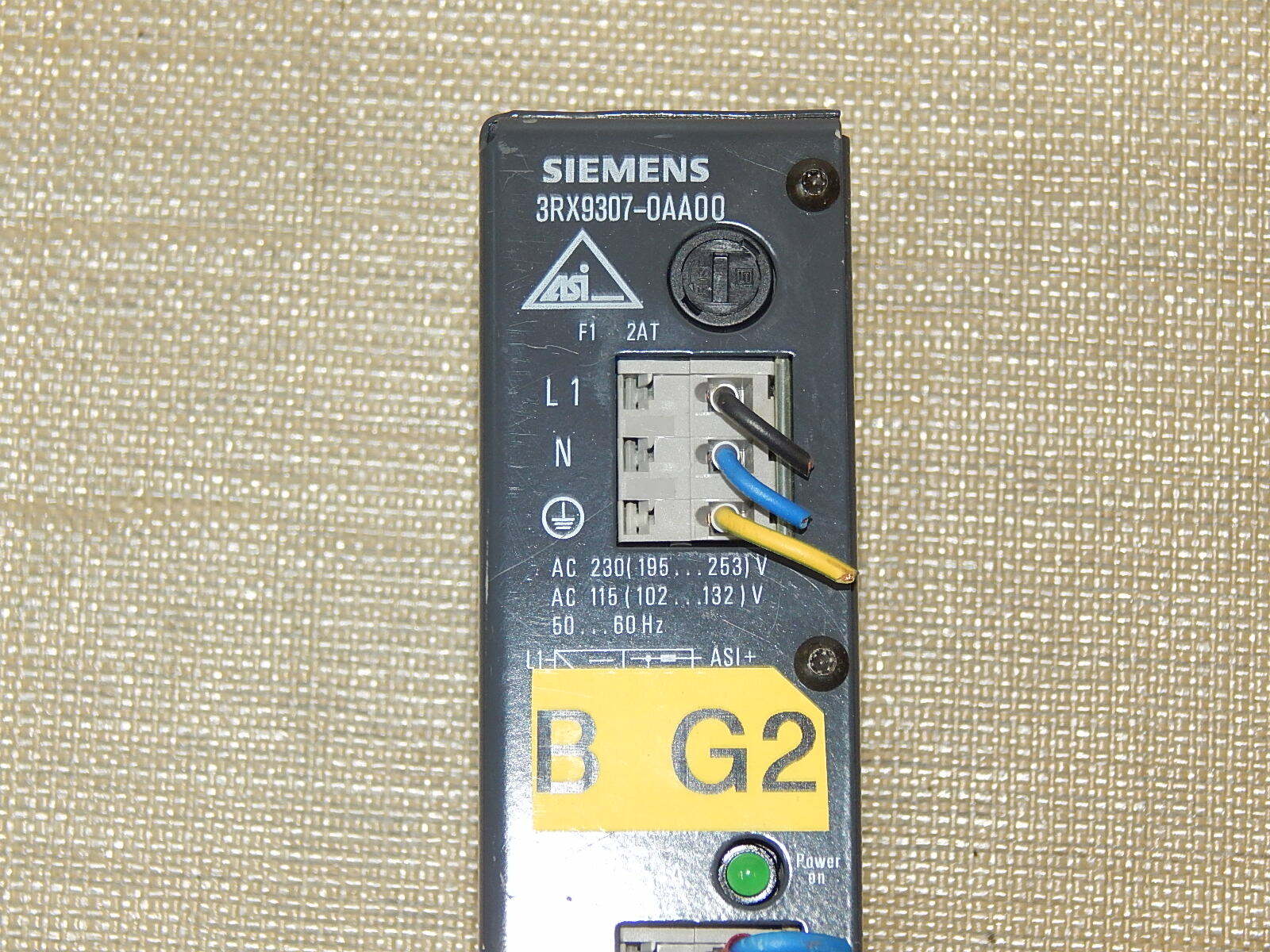 Siemens  Netzteil 3RX9307-0AA00 Used
