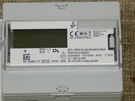  NZR Wechsel-/Drehstromzähler DHZ+WB2D-00_LM0-0M-200010-G50/5