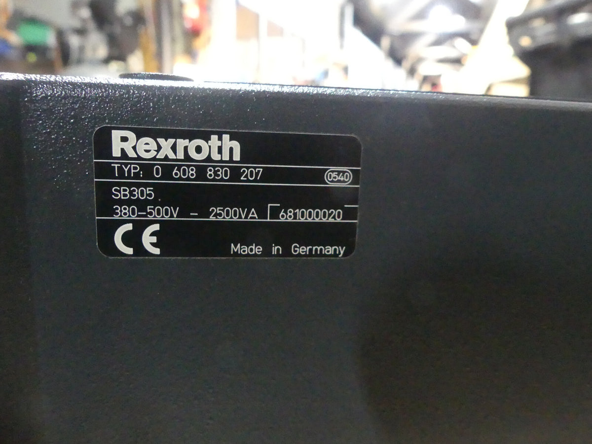 REXROTH 0 608 830  SB305 380-500V - 2500VA SERVO CONTROLLER SYSTEM