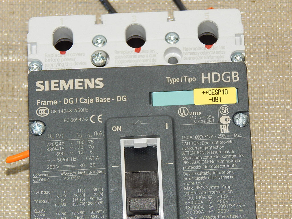 Siemens Leistungsschalter 3VL2515-2KE30-0AB1 +3VL9215-7KE30 150A Top Zustand 