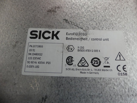 SICK EuroFID3010