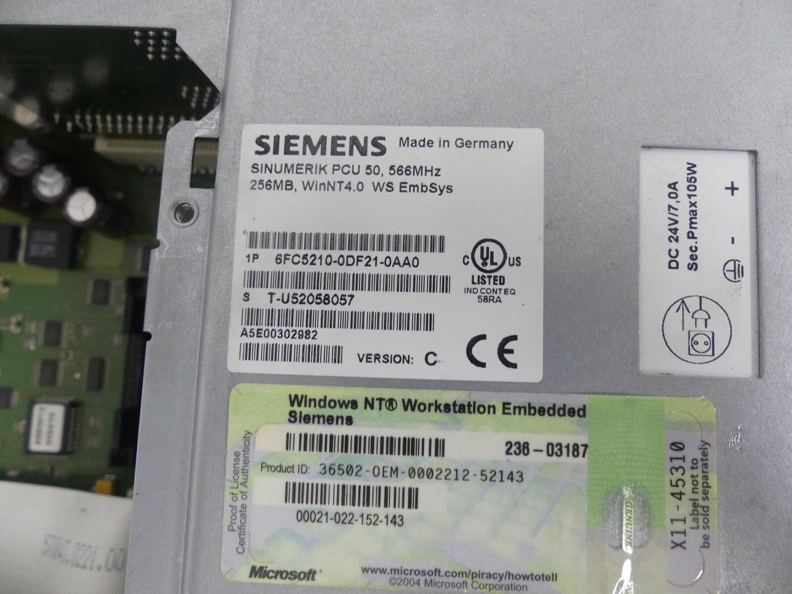 Siemens 6FC5210-0DF21-0AA0