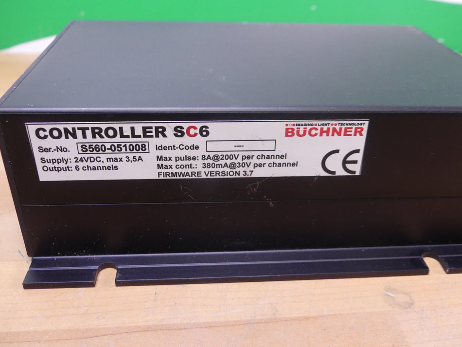 Büchner Controller SC6 LED Blitzsteuerung SER.-No S560-051008