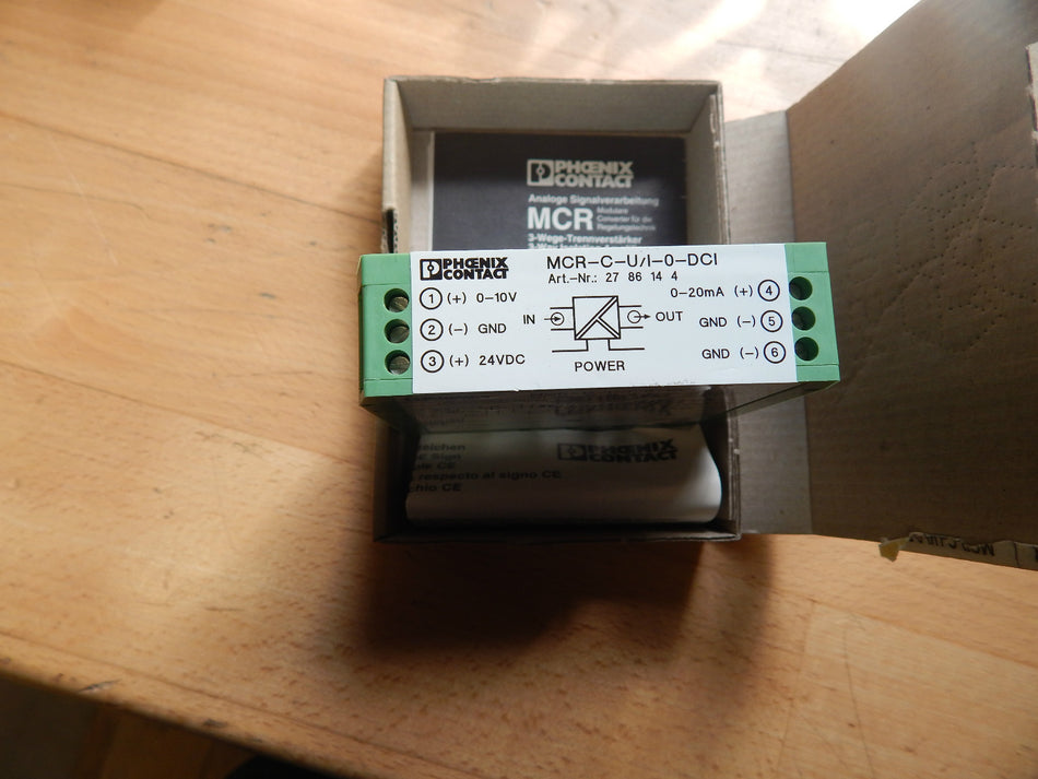 Phoenix Contact MCR-C-U/1-0-DCI  3-Wege Trennverstärker Neu