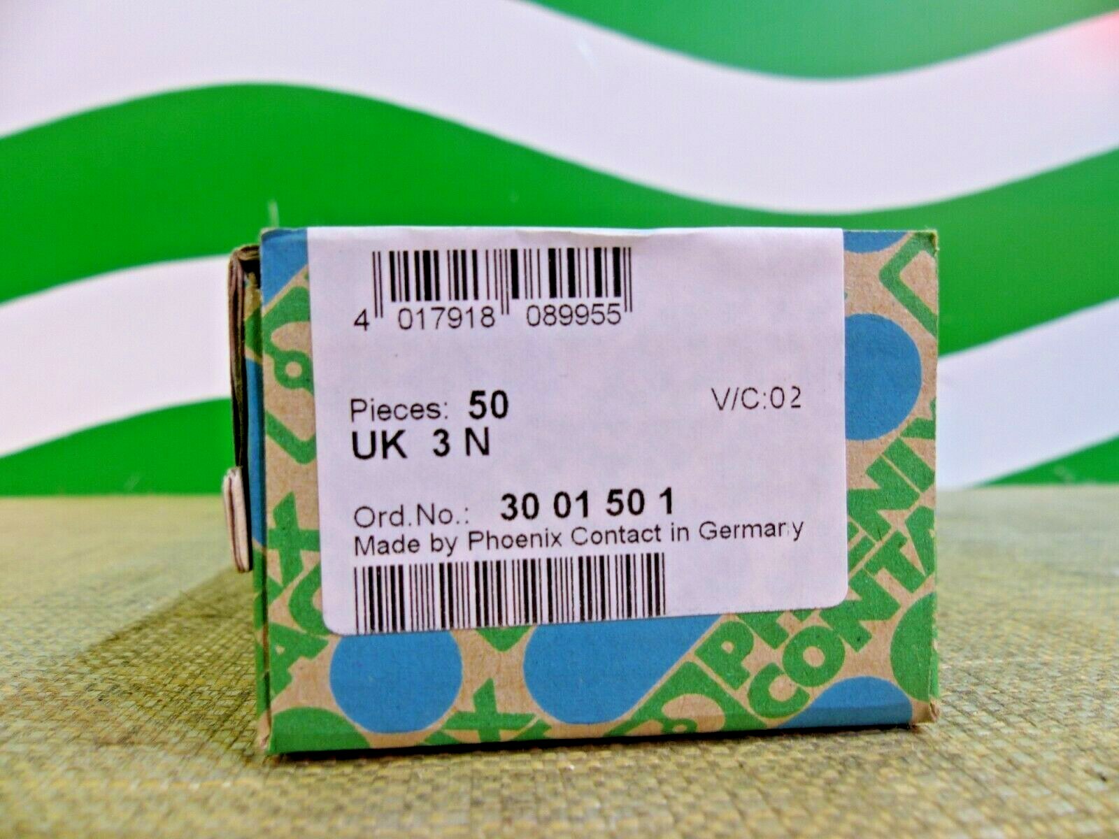 50 x Phoenix contact UK 3 N