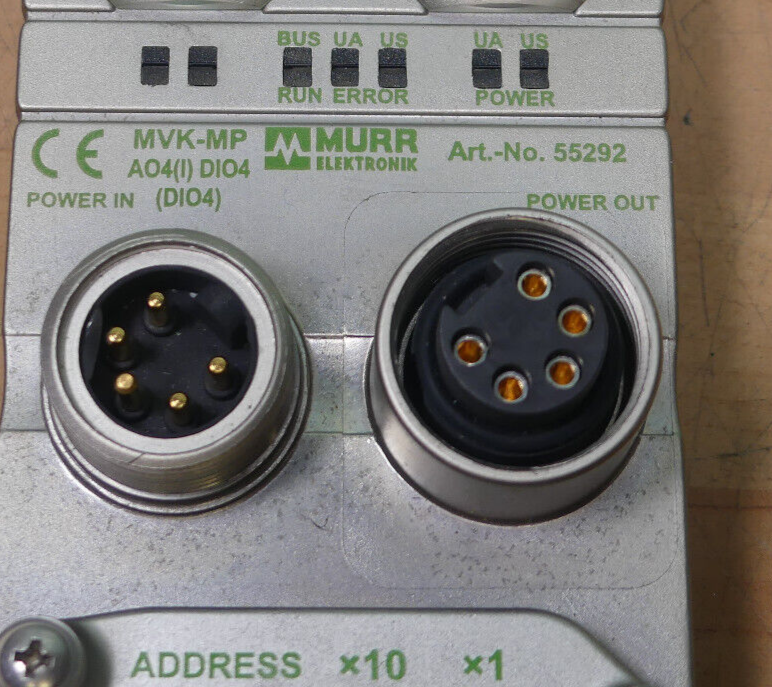 MURR ELEKTRONIK 55292 MVK E/A Kompaktmodul MVK-MP AO4 (I) DIO4 (DIO4)