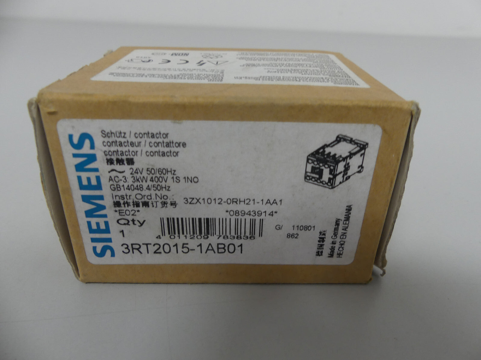 Siemens Sirius 3RT2015-1FB41