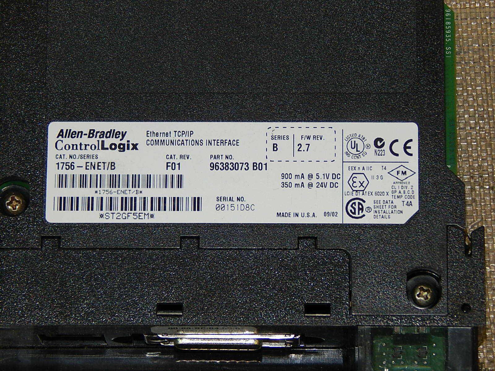 Allen-Bradley - 1756-ENET/B  Kommunikationsmodul  Used