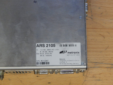 Metronix ARS 2105, Metronix Servo drive  