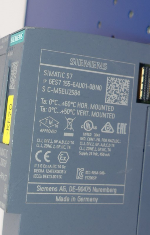 SIEMENS 6ES7 155-6AU01-0BN0 + 6ES7 193-6AR00-0AA0