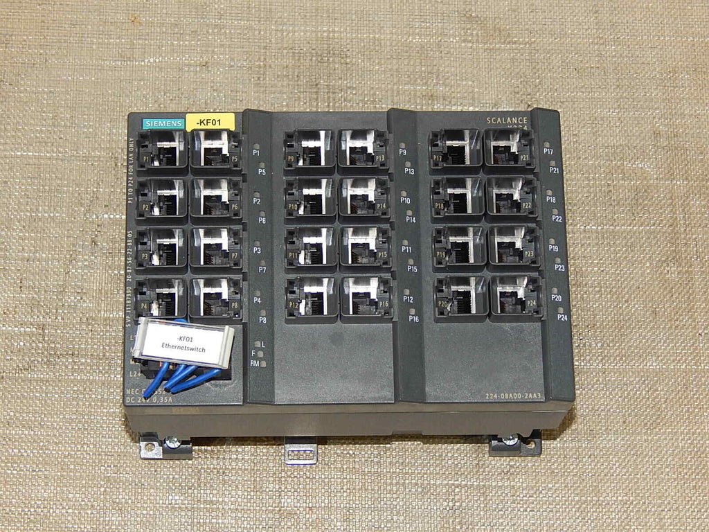  Siemens 6GK5224-0BA00-2AA3  Scalance  Simatic NET Ethernet Switch E.10