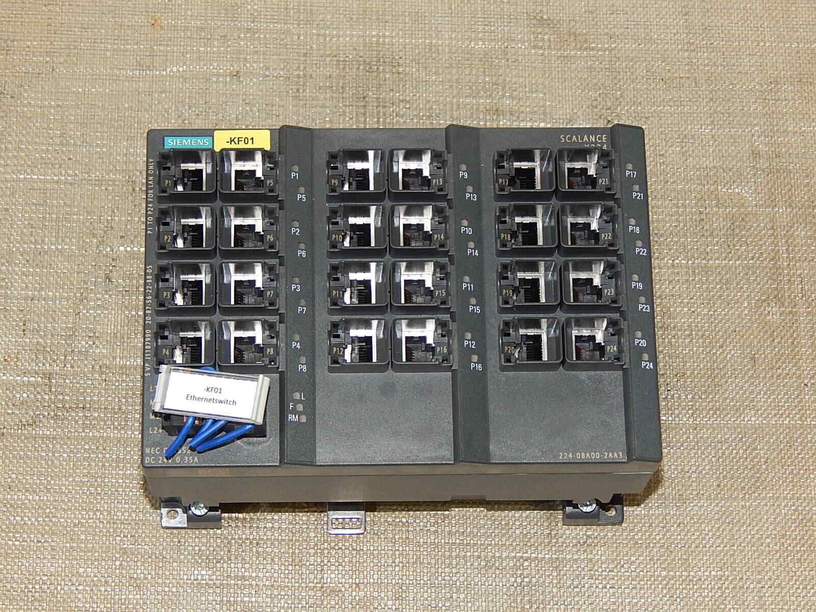  Siemens 6GK5224-0BA00-2AA3  Scalance  Simatic NET Ethernet Switch E.10