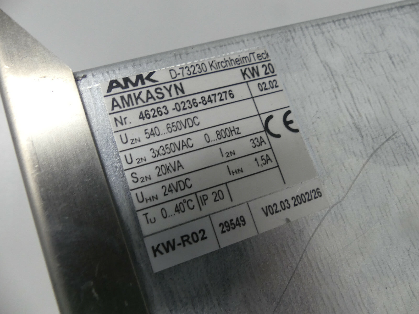 AMK AMKASYN KW20