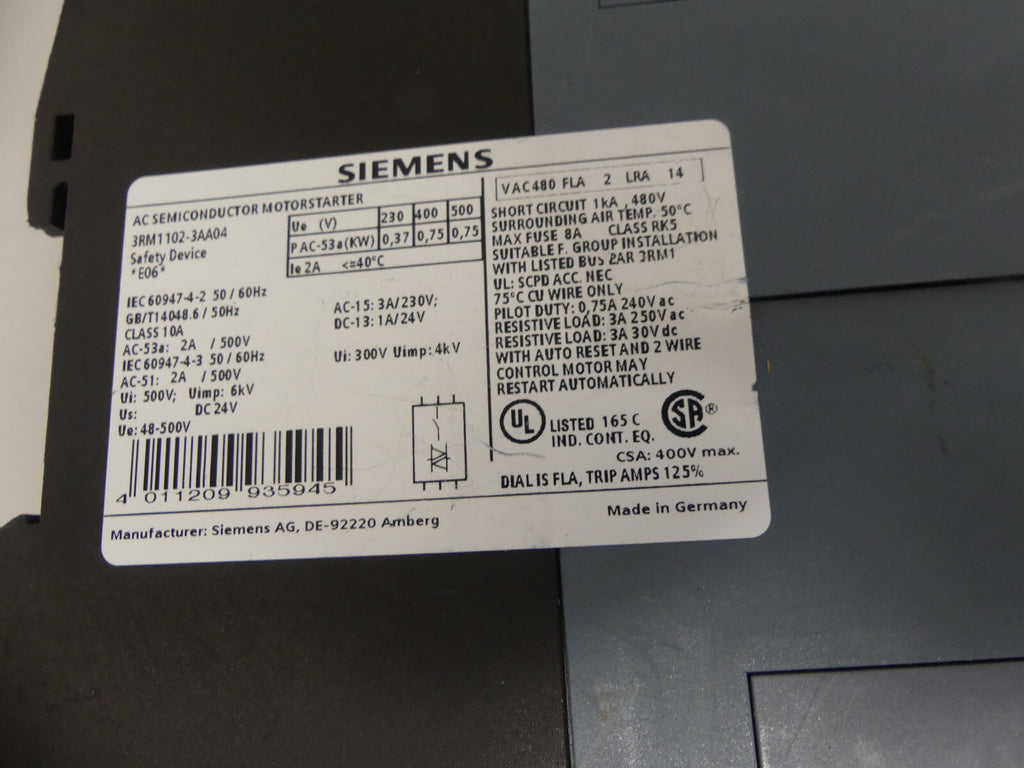 Siemens 3RM1102-3AA04
