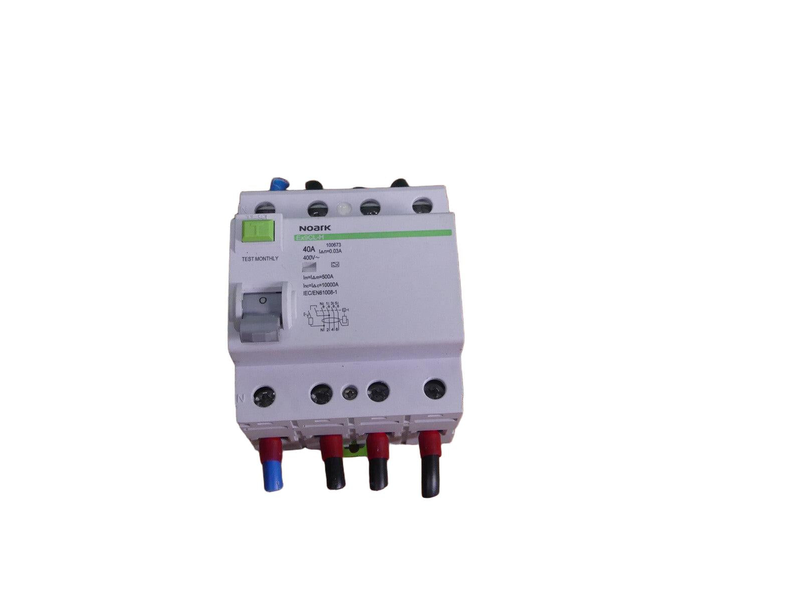 Fehlerstrom-Schutzschalter Ex9CL-100 4P 100A A 300mA S Noark schalter