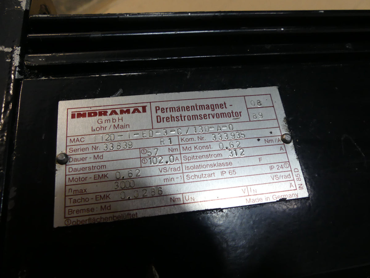 Indramat MAC 112D-1-ED-3-C/130-A-0