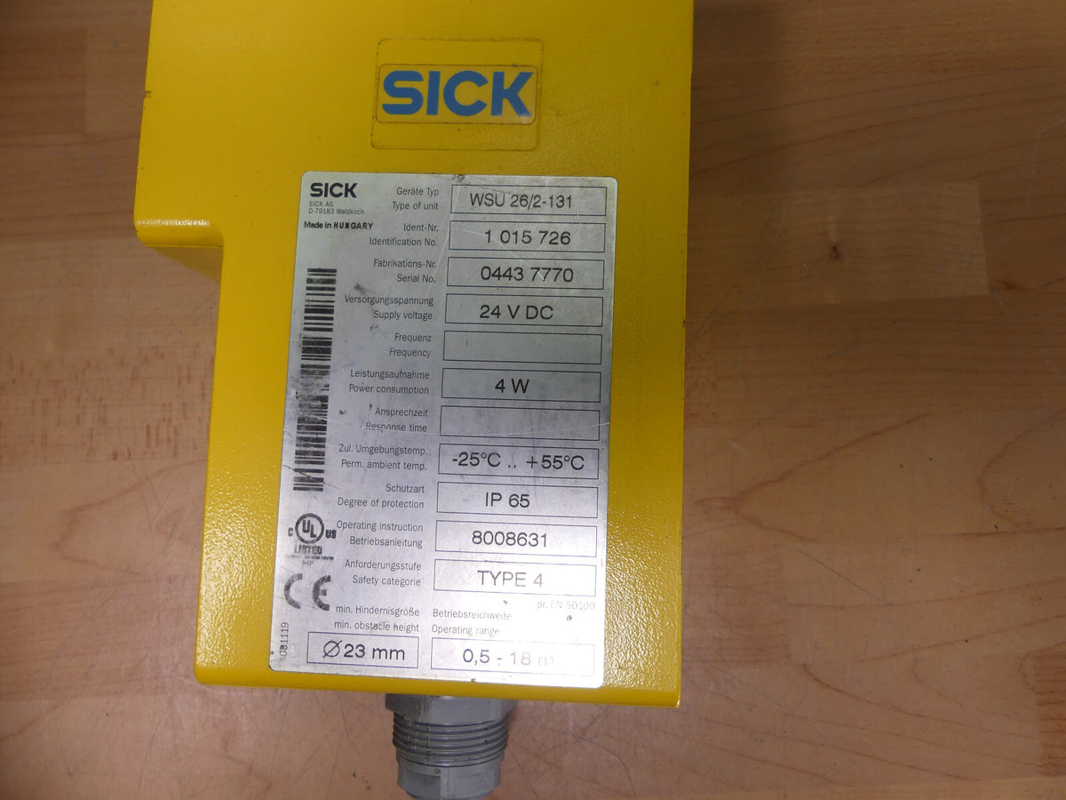 Sick 1015726 WSU26/2-131 Sicherheitslichtschranke