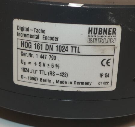 HUBNER HOG 161 DN 1024 TTL  Encoder
