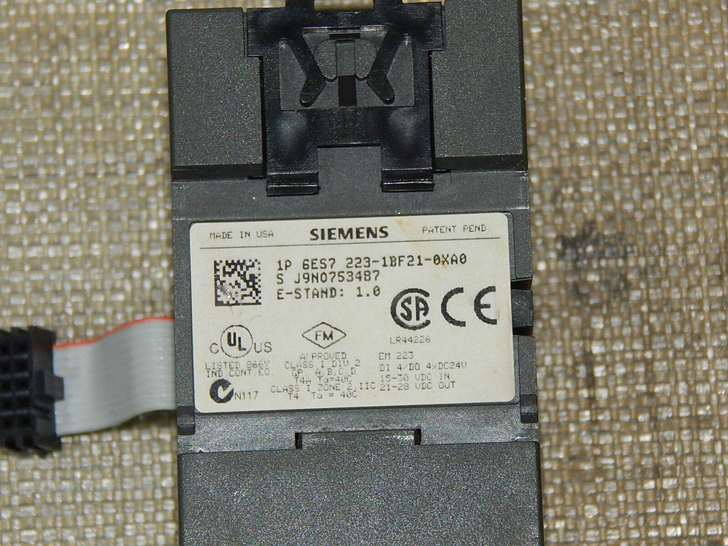  Siemens 6ES7223-1BF21-0XA0 I/O Module 6ES7 223-1BF21-0XA0 E:01 Used