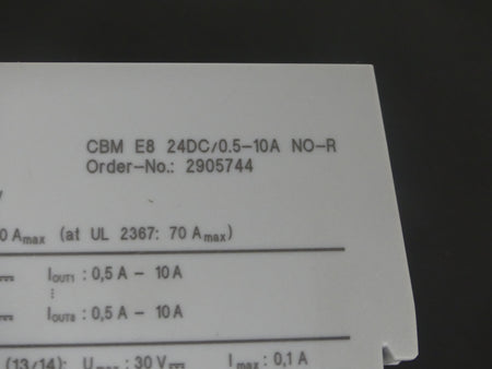 Phoenix Contact CBM E8 24DC/0.5-10A NO-R