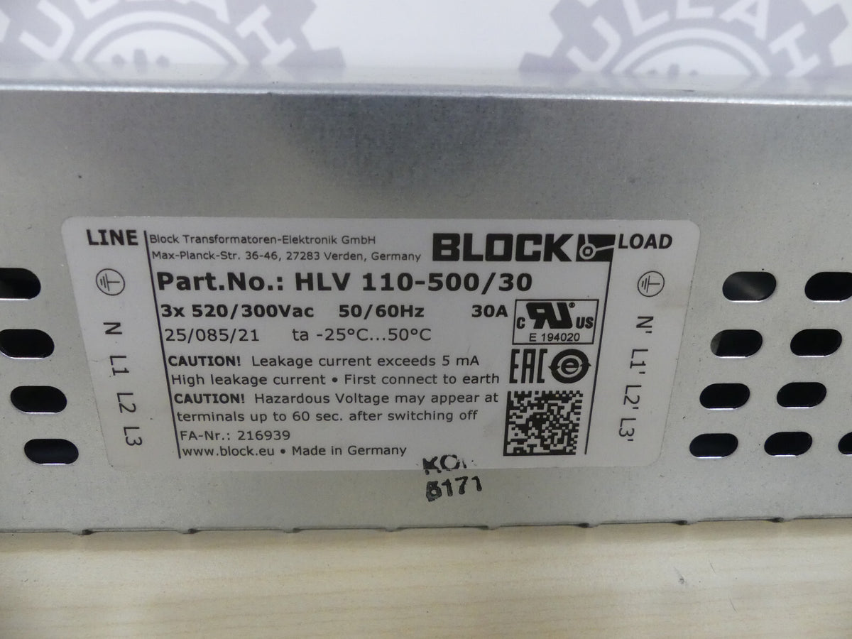BLOCK HLV 110-500/30